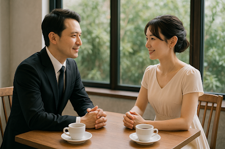 婚活を始めたばかりの方からよく聞くお悩みの一つが「初対面での印象」。
実際、第一印象がその後の関係を大きく左右することって多いんです。特に婚活の場では、初対面での印象がその後の進展に大きく影響します。
 
第一印象が決まるのは、たった数秒！
その間に、相手に「もっと話してみたい」と思わせるか、「ちょっと違うかも」と感じさせるか。ここが勝負です。
 
大切なのは、笑顔と清潔感、そして話し方。
笑顔は、どんなに緊張していても、ほんの少し口角を上げるだけでぐっと印象が柔らかくなります。
清潔感は、服装や髪型が整っているかだけでなく、その人の「誠実さ」や「安心感」を感じさせる大事な要素です。
 
さらに、話し方もポイント！緊張して早口になりがちですが、ゆっくりと丁寧に話すだけで、相手は安心して会話を楽しんでくれます。
 
でも、実はもう一つ大事なことが…
それは、相手の第一印象だけにとらわれず、もっと深く知ろうとする姿勢です😄
「この人、最初はちょっと…」と思っても、その後の会話で新たな魅力を感じることがあるかもしれません。
大切なのは「相手の良いところを見つける努力」です。
 
婚活は、何度も“はじめまして”を繰り返すもの。
その中で、自分にぴったりの相手を見つけるためには、まずは積極的に第一歩を踏み出し、少しでも多くの出会いを大切にすることが大事です。
 
初対面の印象を大切にしながら、素敵なご縁をつかみ取るために、今すぐ一歩踏み出してみませんか？
 
まずは無料カウンセリングから！ 
結婚相談所IBJメンバーズ横浜店でお待ちしております(^^)/