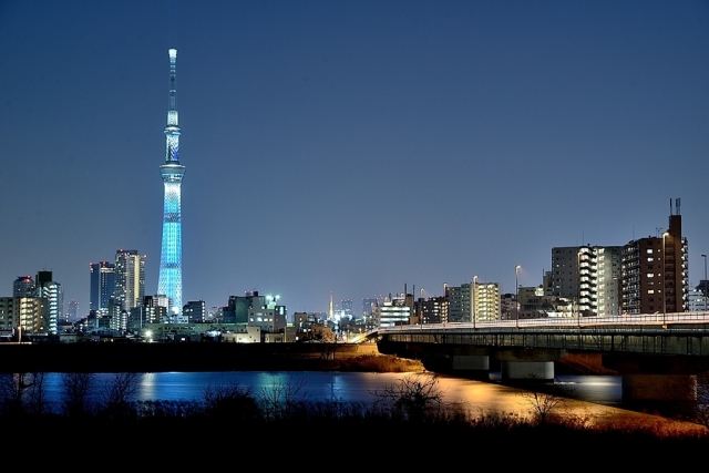 景気や夜景がきれいな場所で